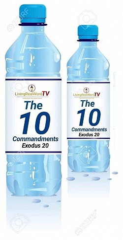 Our bestseller the commandments water bottle available in bulk